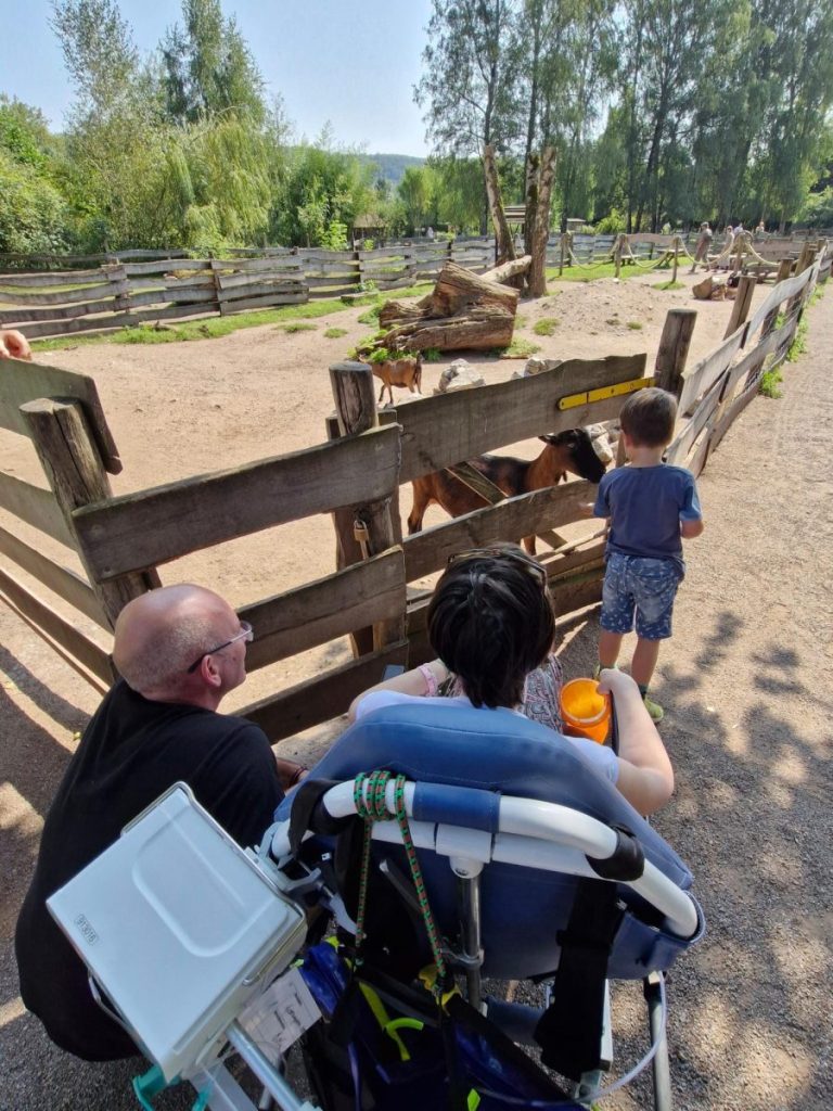 Tiere angucken, miteinander Zeit verbringen, einmal noch als Familie zusammen sein - das ist für alle drei wichtig