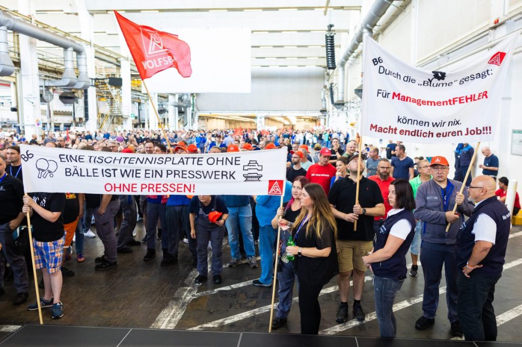 Auch kreativer Protest war dabei.