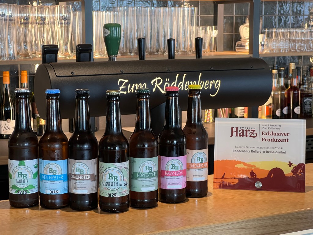 Bierflaschen des Röddenberg Kellerbiers 
