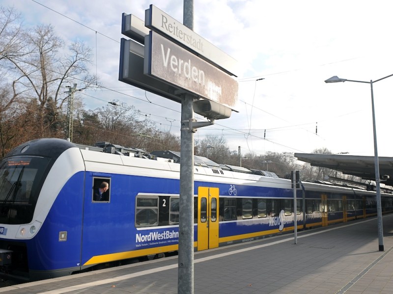 Bahnhof Verden in Niedersachsen