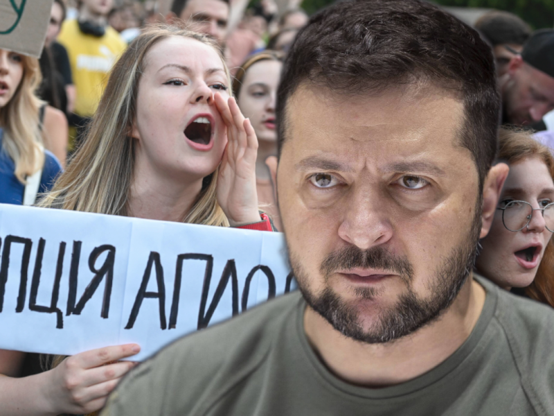 Proteste gegen Selenskyj